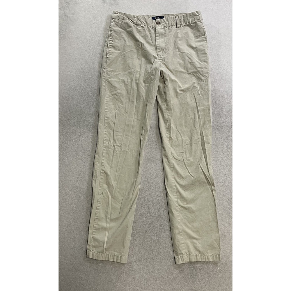 Polo Ralph Lauren Straight Chino Pants Men's 30x30 Beige Khaki Cotton